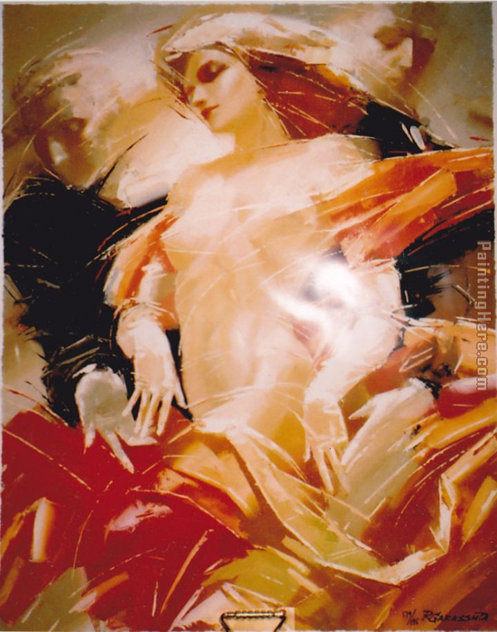 Roman Garrasuta Tango painting - 2011 Roman Garrasuta Tango art painting